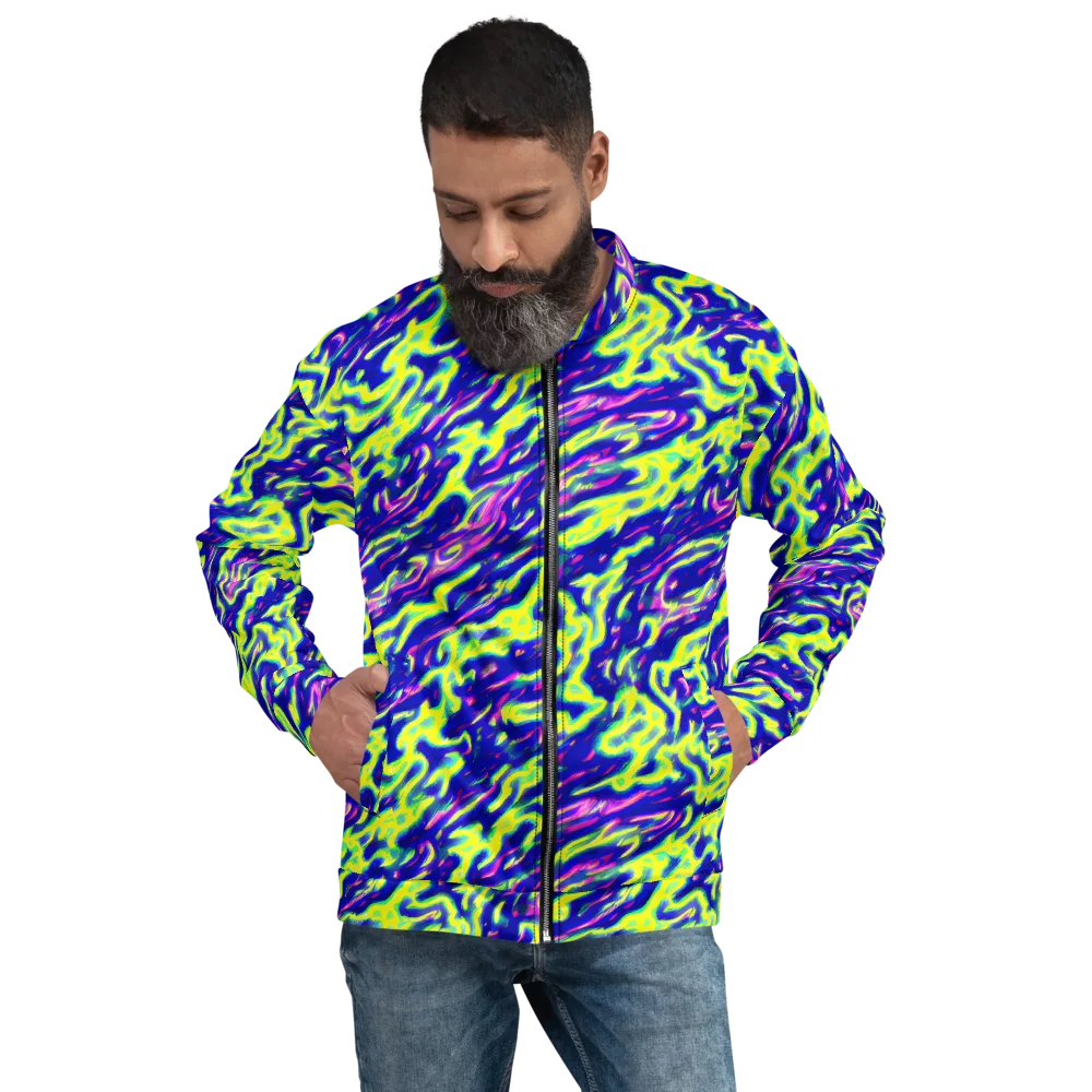 Hyperfluid on Bomber Jacket — Front