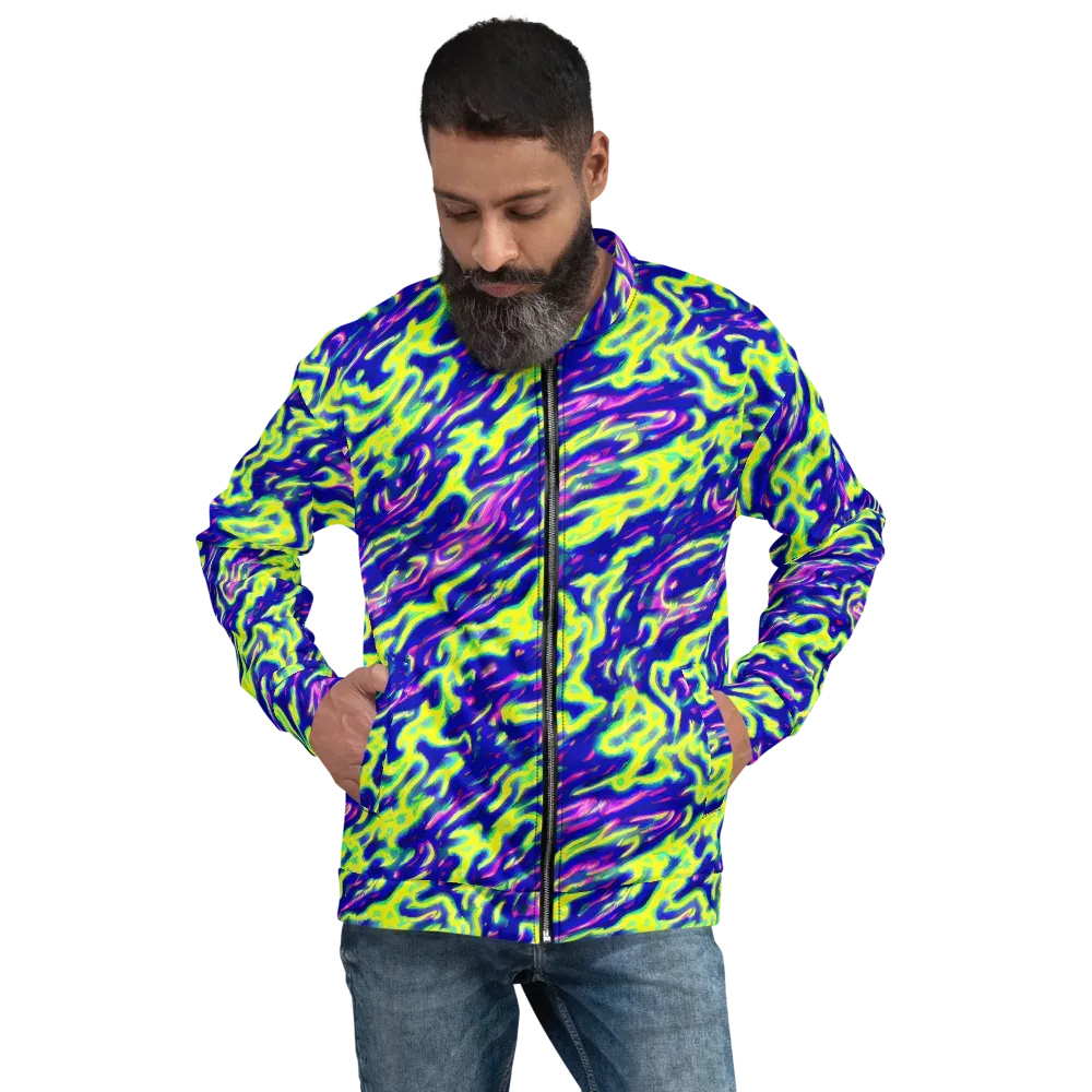 Hyperfluid on Bomber Jacket — Front