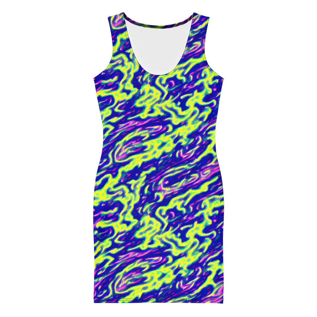 Hyperfluid on Bodycon Dress — Front