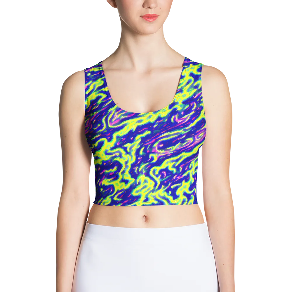 Hyperfluid on Crop Top — Front