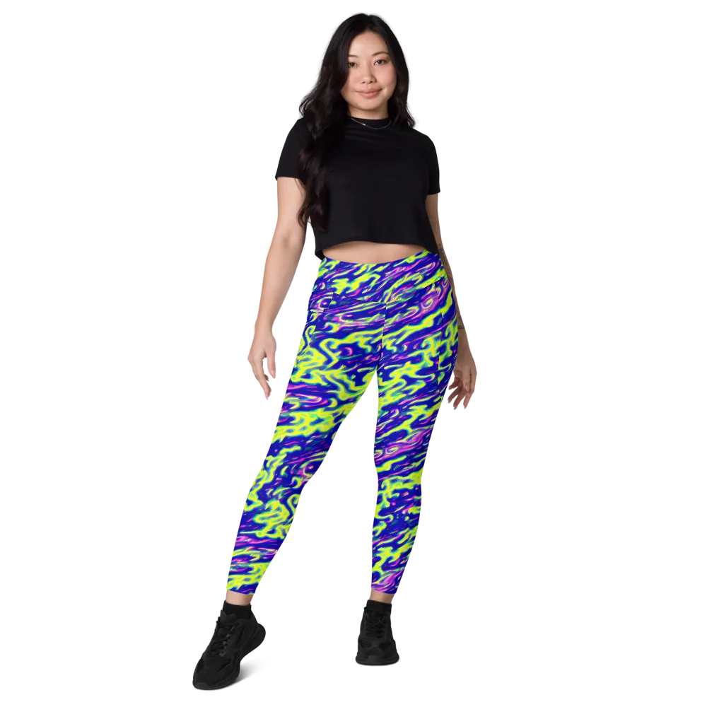 Hyperfluid on Leggings with Pockets — Front