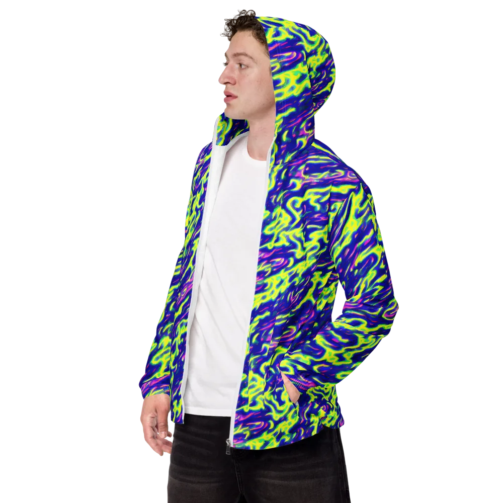 Hyperfluid on Men's Windbreaker — Left Front