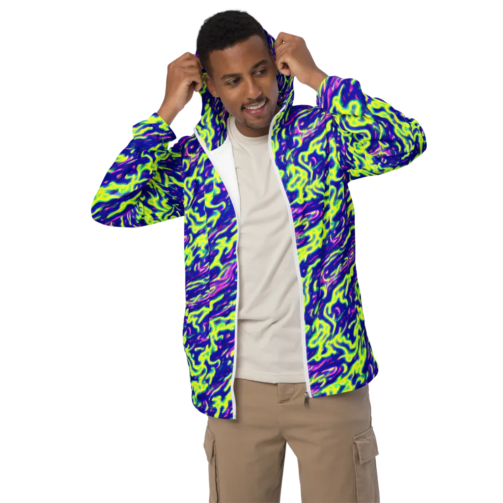 Hyperfluid on Men's Windbreaker — Front