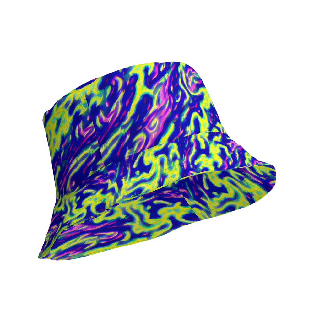 Hyperfluid on Reversible Bucket Hat — Product details Outside