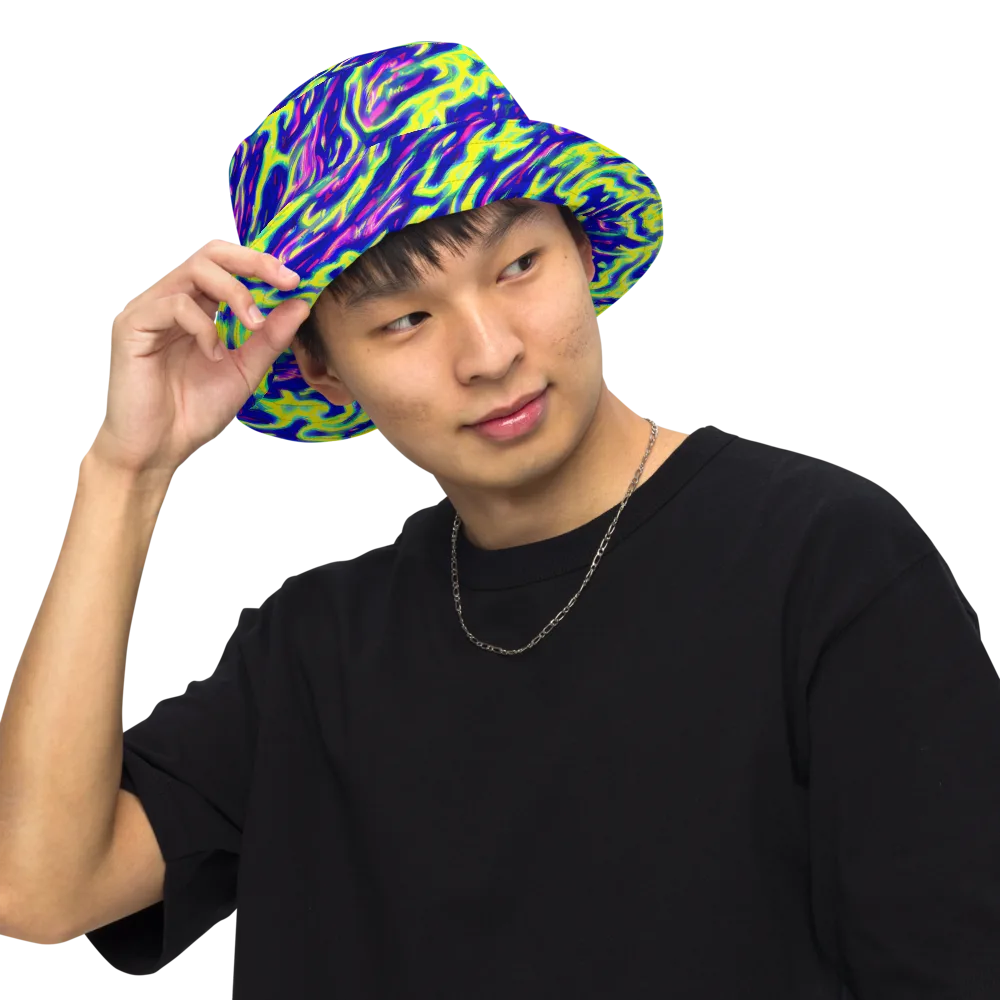 Hyperfluid on Reversible Bucket Hat — Front Inside