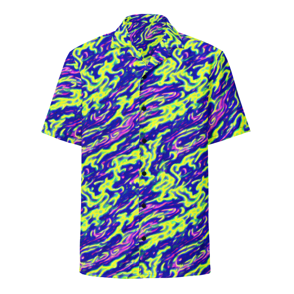 Hyperfluid on Button Shirt — Front