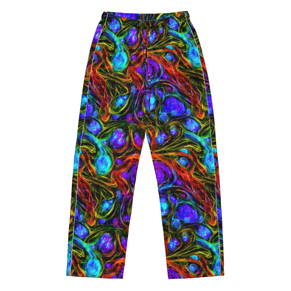 Neon Wildflower on Women's Pajama Pants — Front