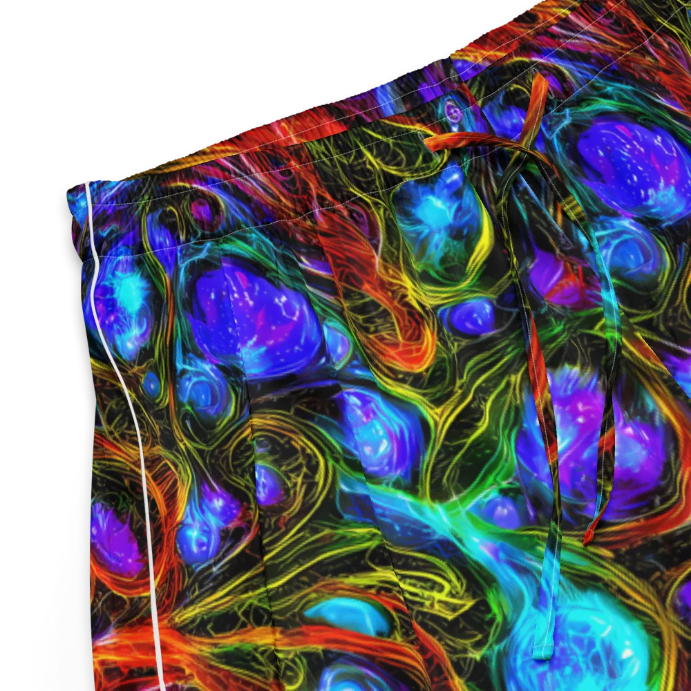 Neon Wildflower on Women's Pajama Shorts — Product details