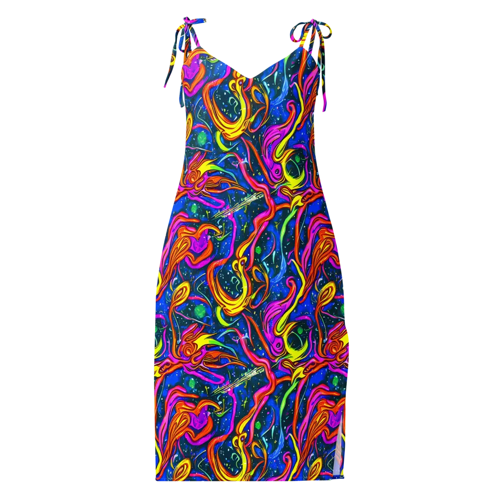 Galaxy Groove on Slip Dress — Front