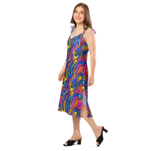 Galaxy Groove on a Slip Dress