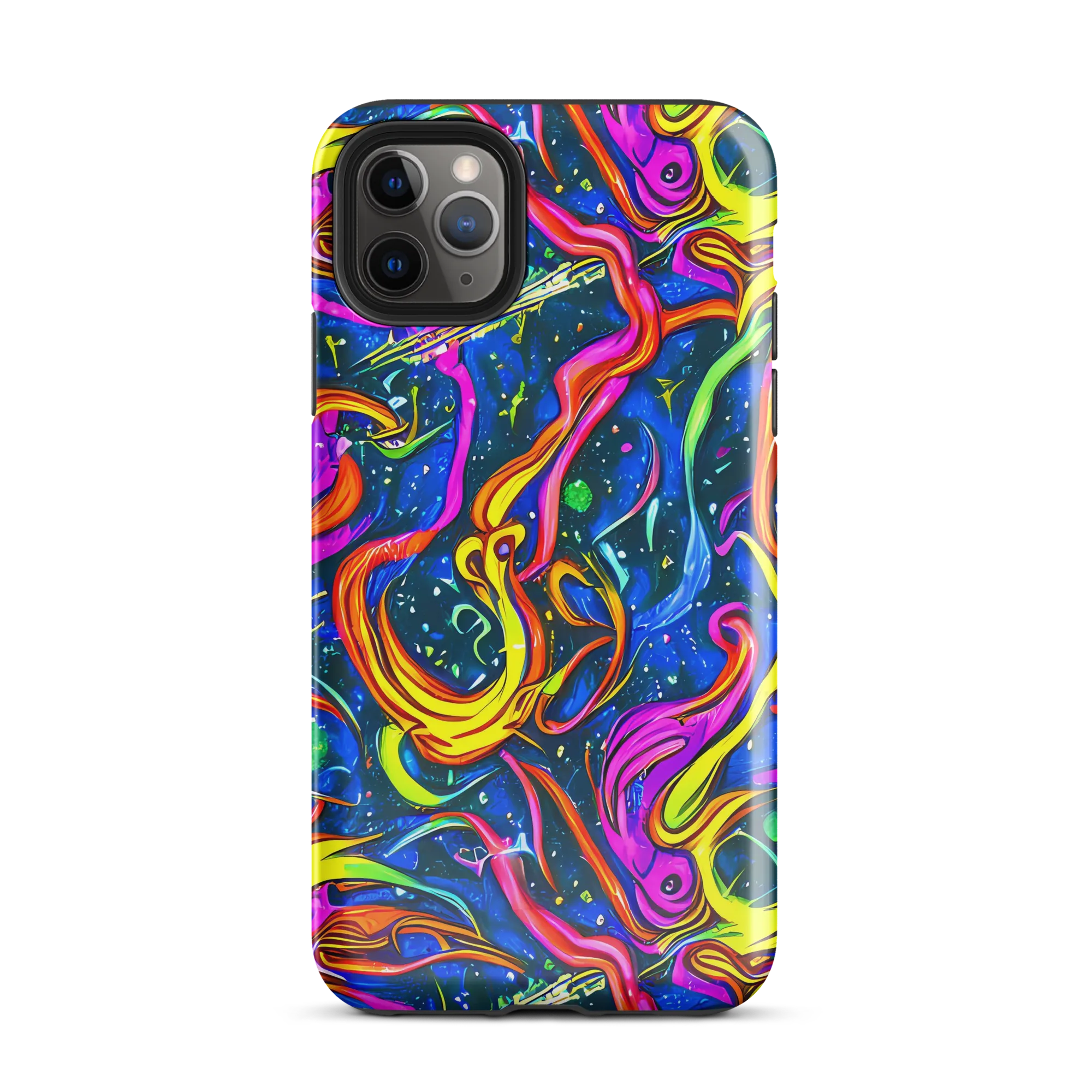 Galaxy Groove on Tough Case for iPhone® — Front