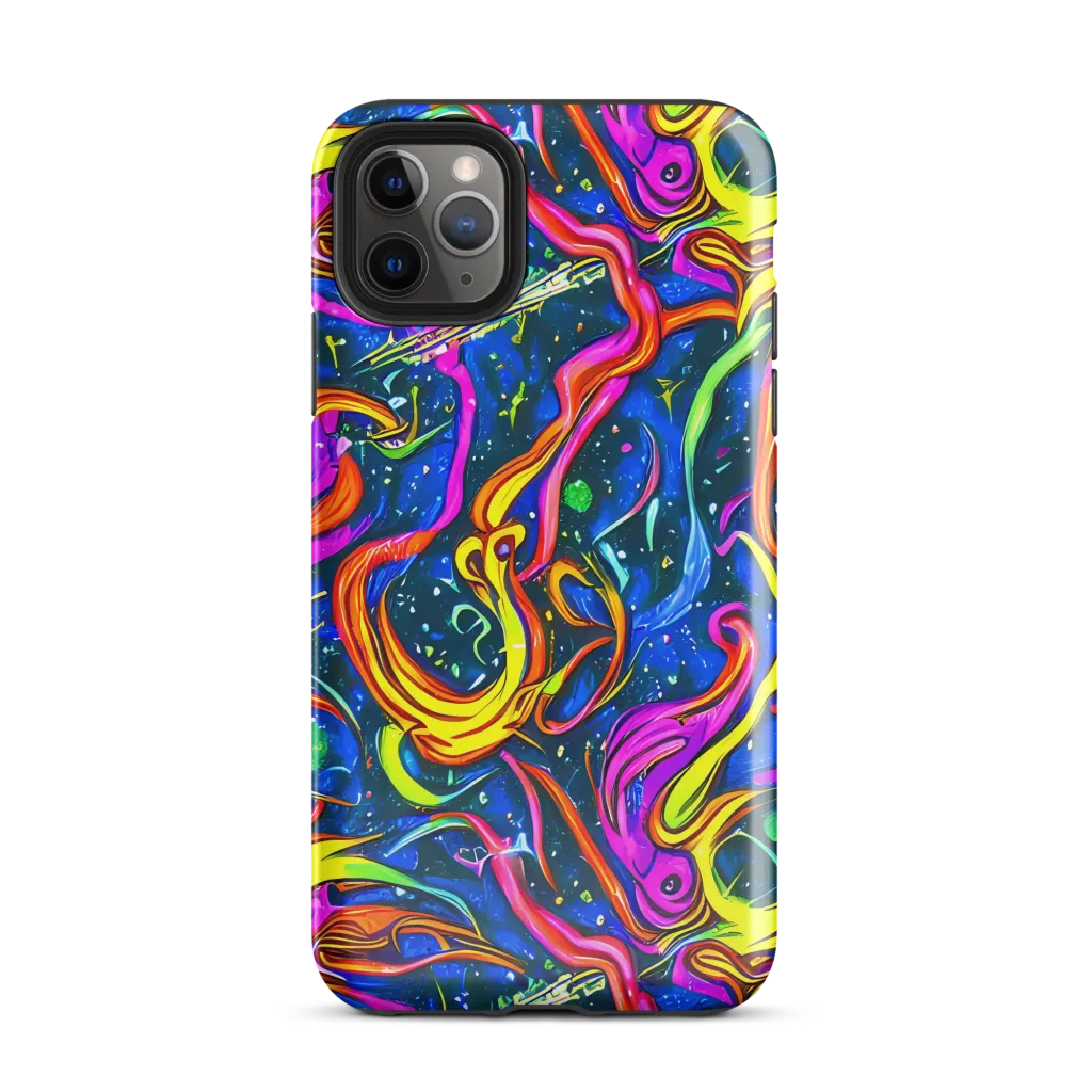 Galaxy Groove on Tough Case for iPhone® — Front