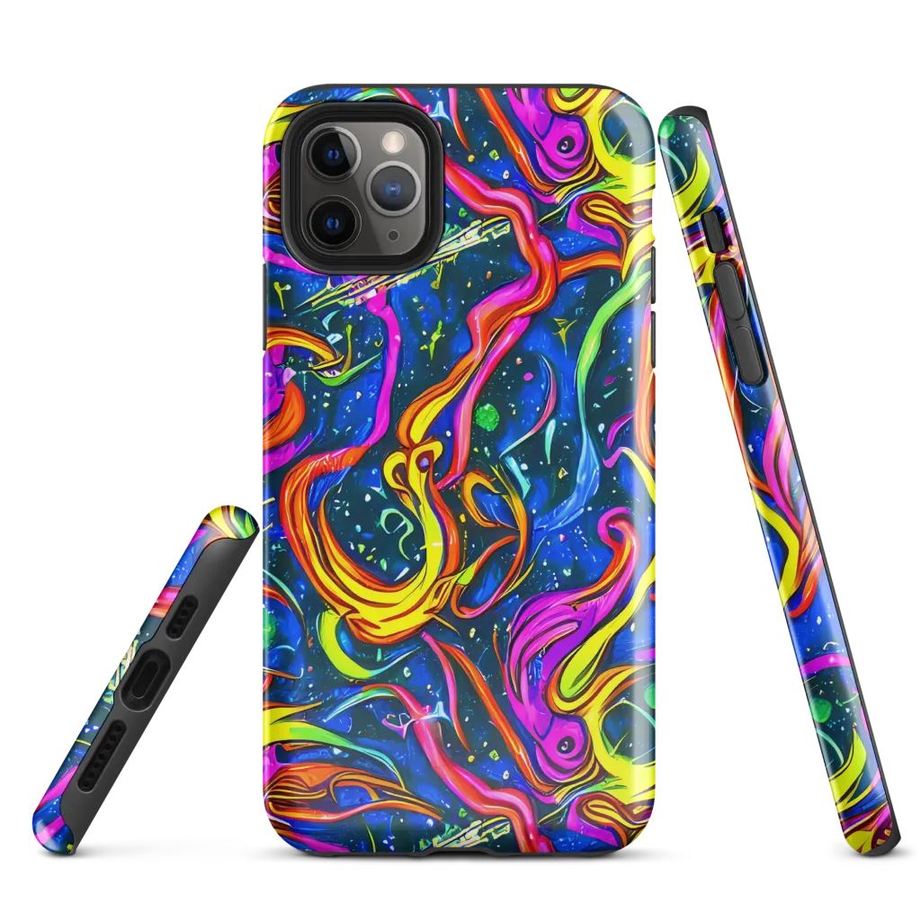 Galaxy Groove on Tough Case for iPhone® — Front