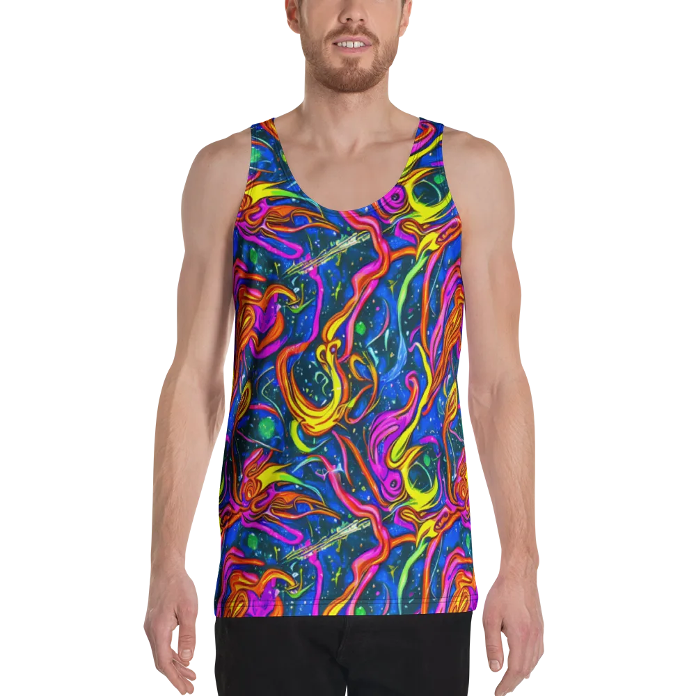 Galaxy Groove on Men's Tank Top — Front