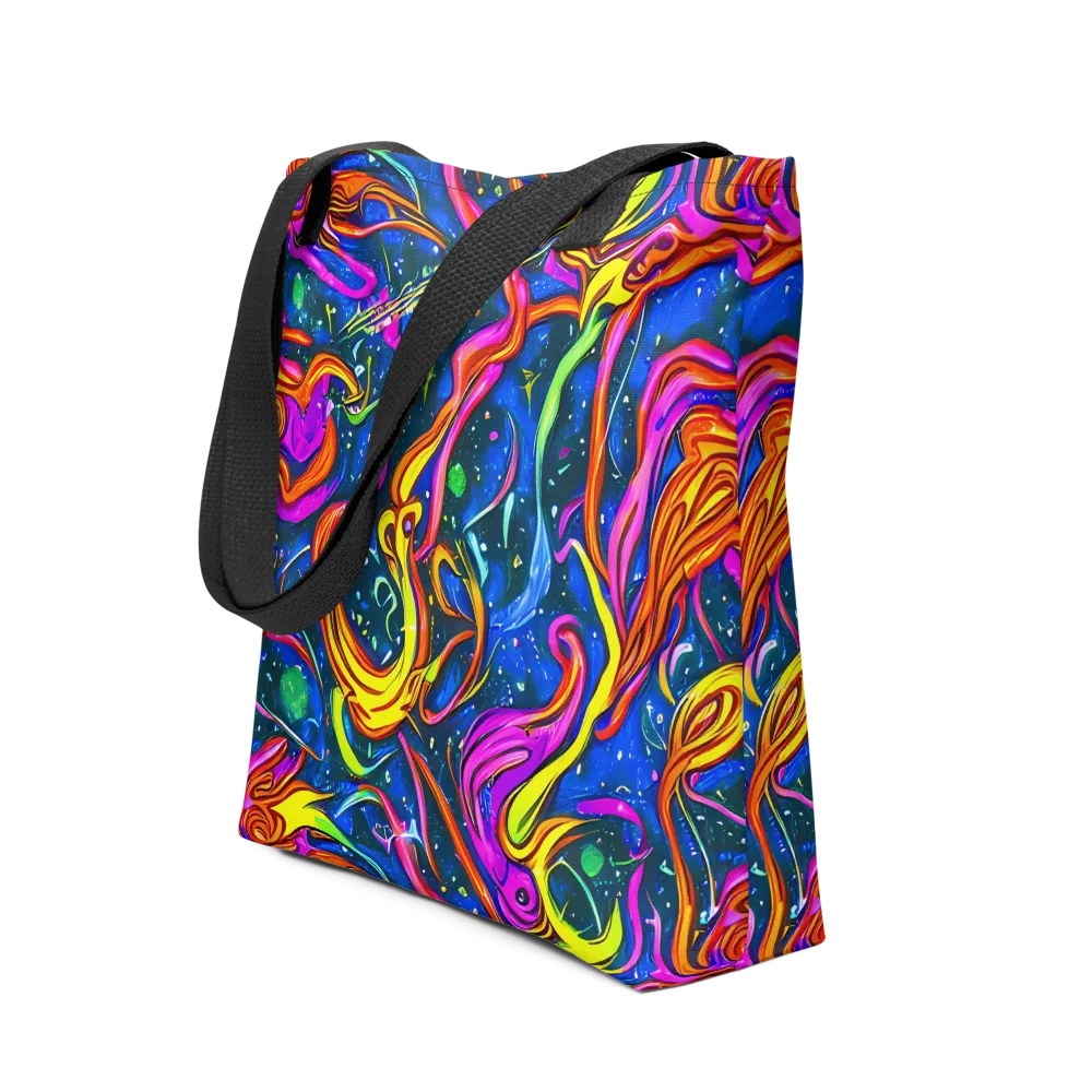 Galaxy Groove on Tote Bag — Front
