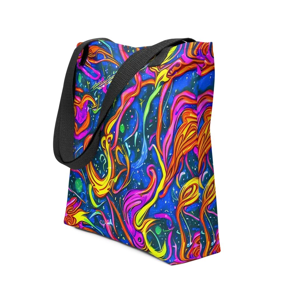 Galaxy Groove on Tote Bag — Front
