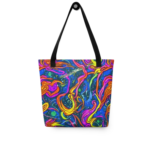 Galaxy Groove on a Tote Bag