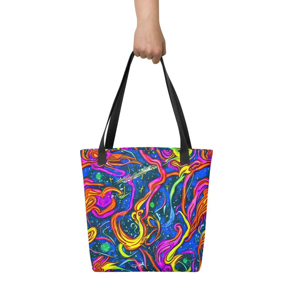 Galaxy Groove on Tote Bag — Front