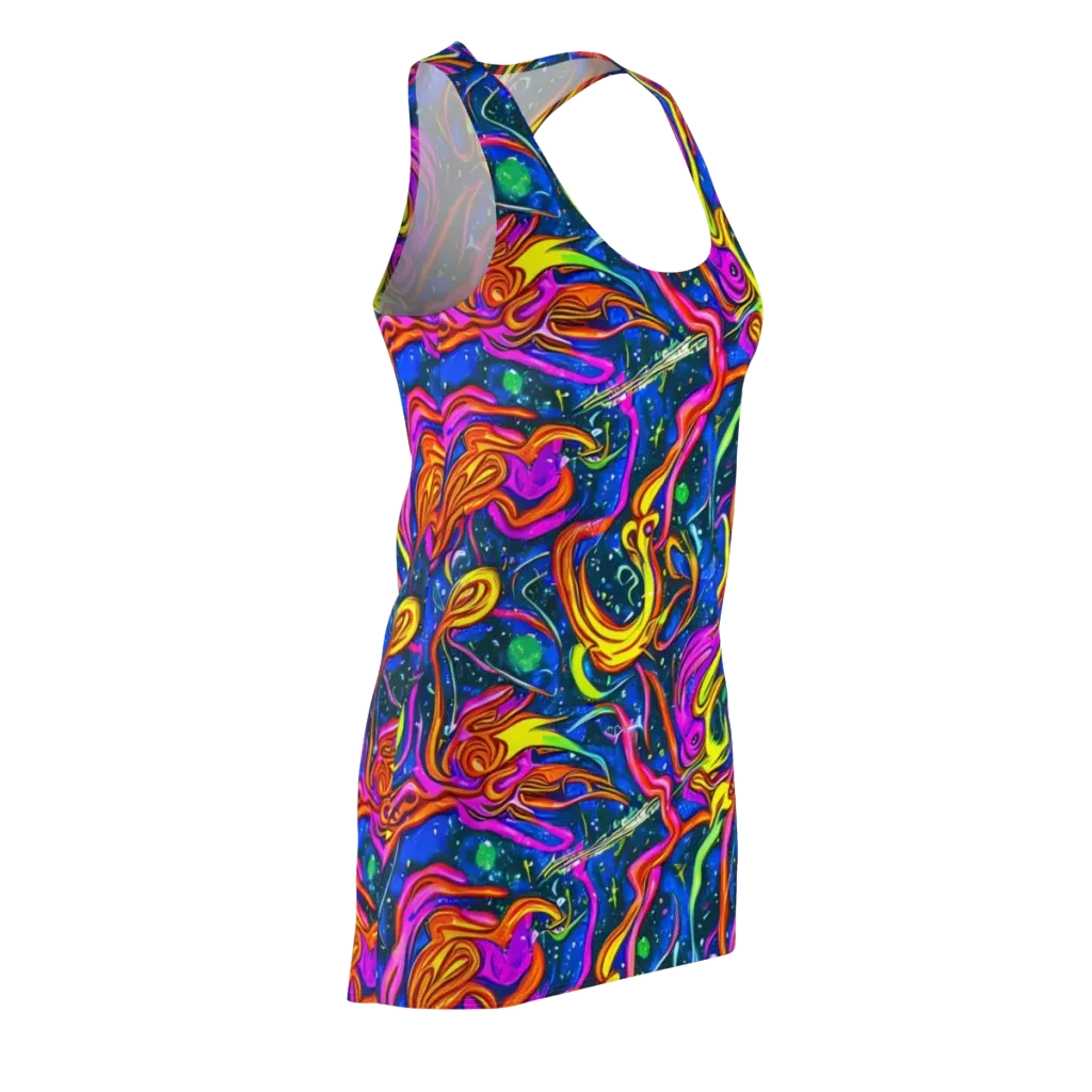 Galaxy Groove on Racerback Dress — Front Side