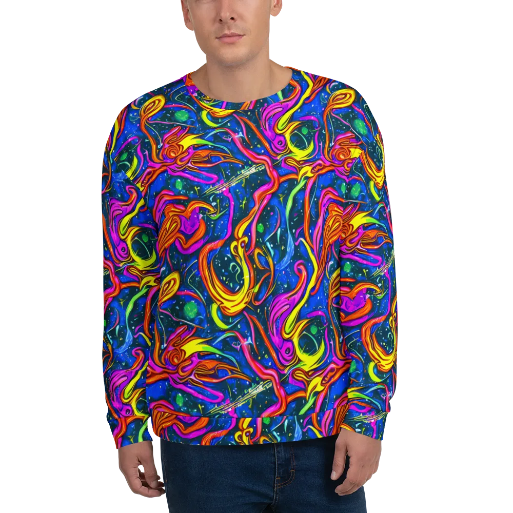 Galaxy Groove on Sweatshirt — Front