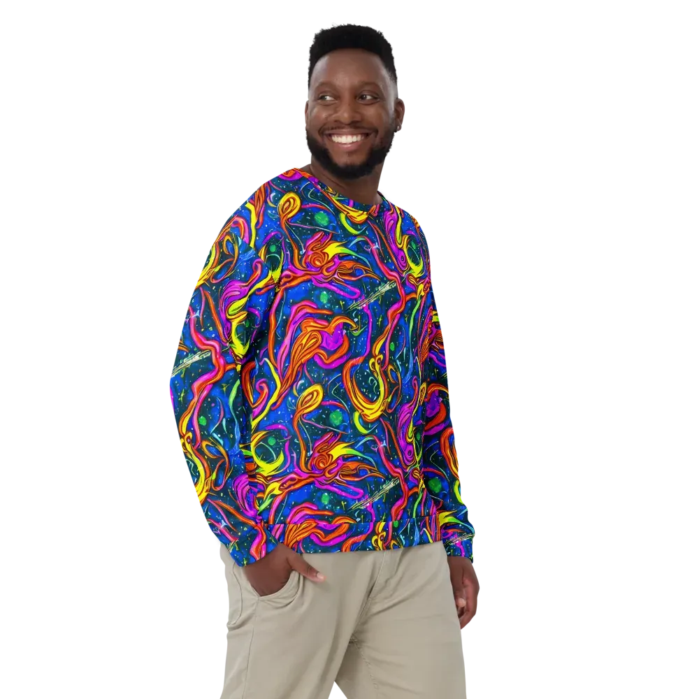 Galaxy Groove on Sweatshirt — Front
