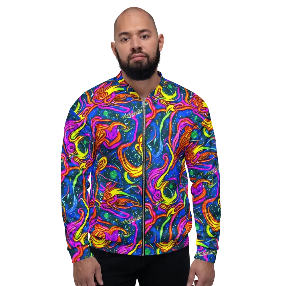 Galaxy Groove on Bomber Jacket — Front