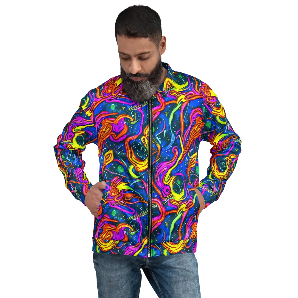 Galaxy Groove on Bomber Jacket — Front