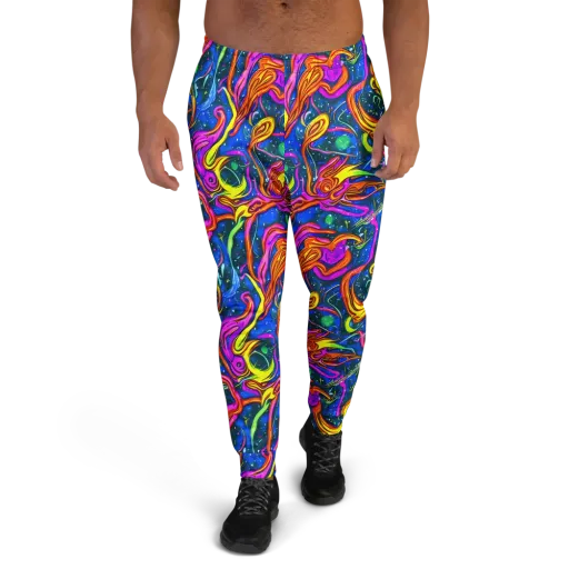 Galaxy Groove on a Men's Joggers