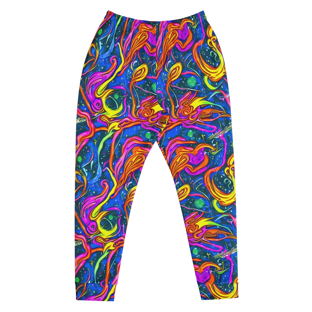 Galaxy Groove on Men's Joggers — Front