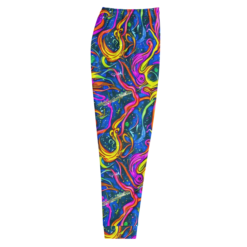 Galaxy Groove on Men's Joggers — Right