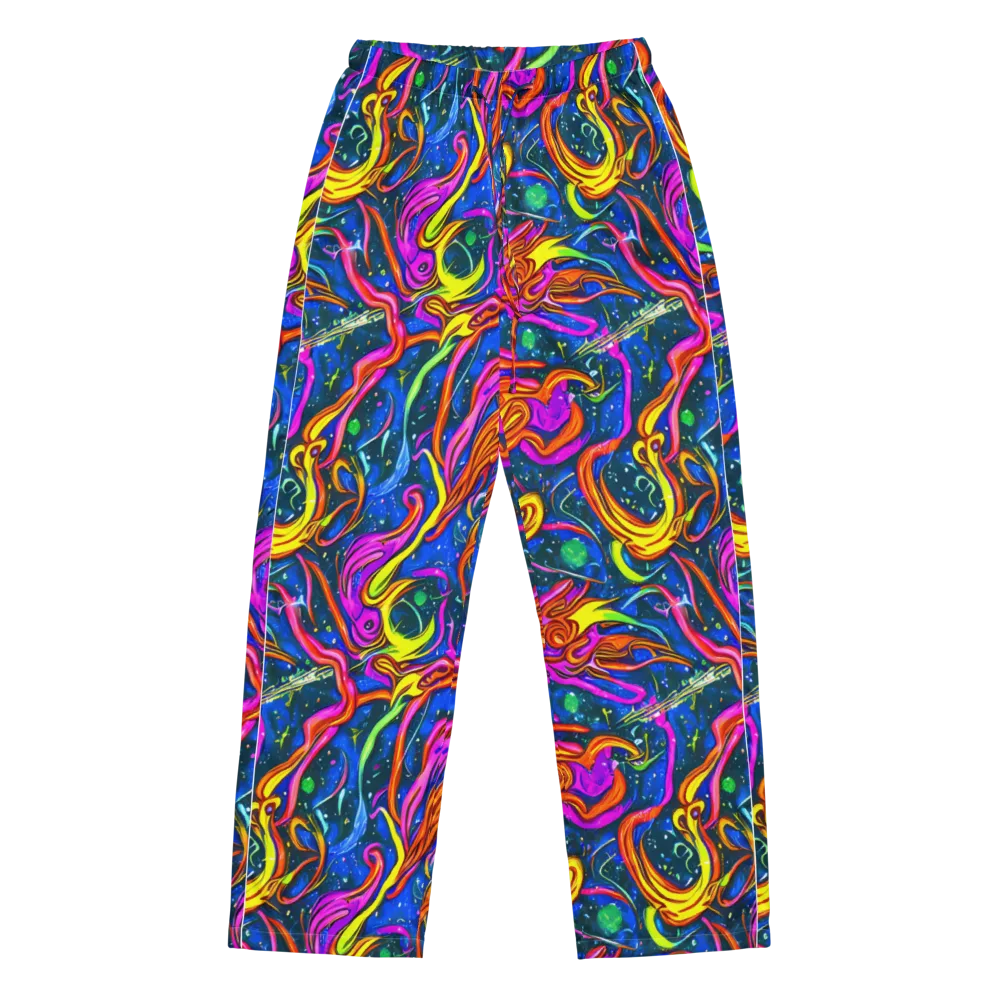 Galaxy Groove on Women's Pajama Pants — Front