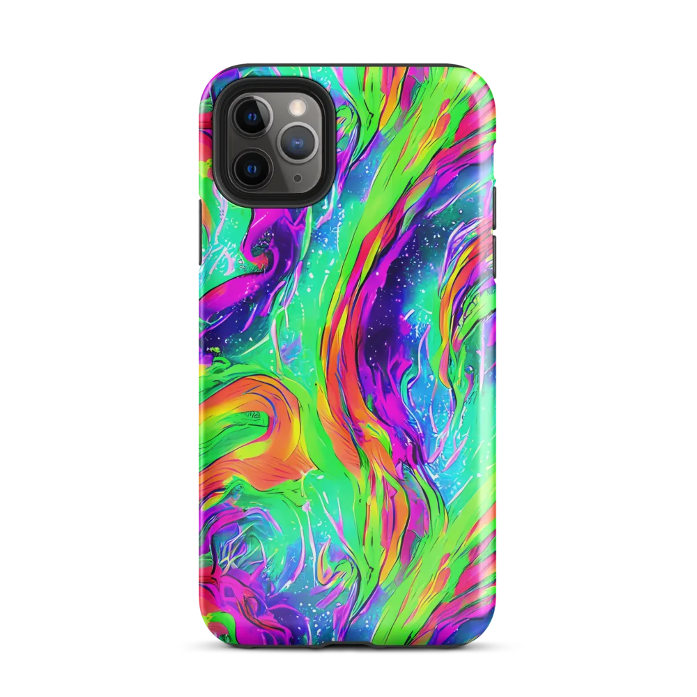 Ultraviolet Splash on Tough Case for iPhone® — Front
