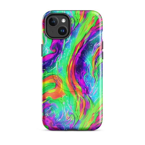 Ultraviolet Splash on a MagSafe Tough Case for iPhone®