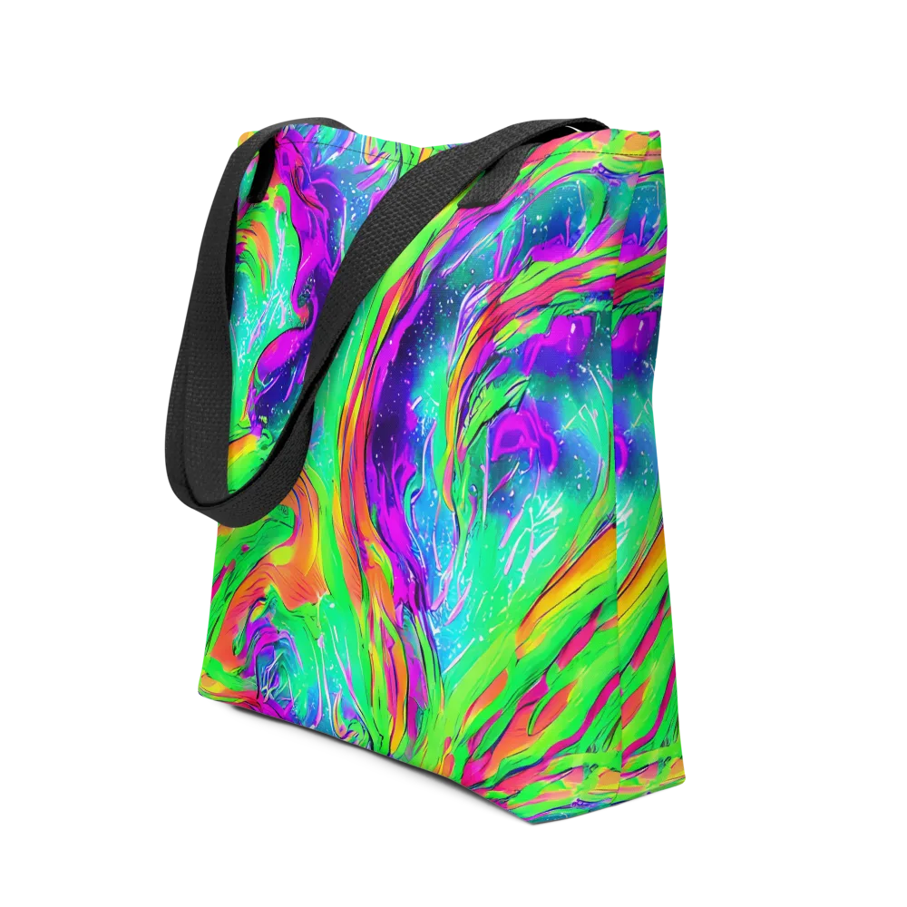 Ultraviolet Splash on Tote Bag — Front