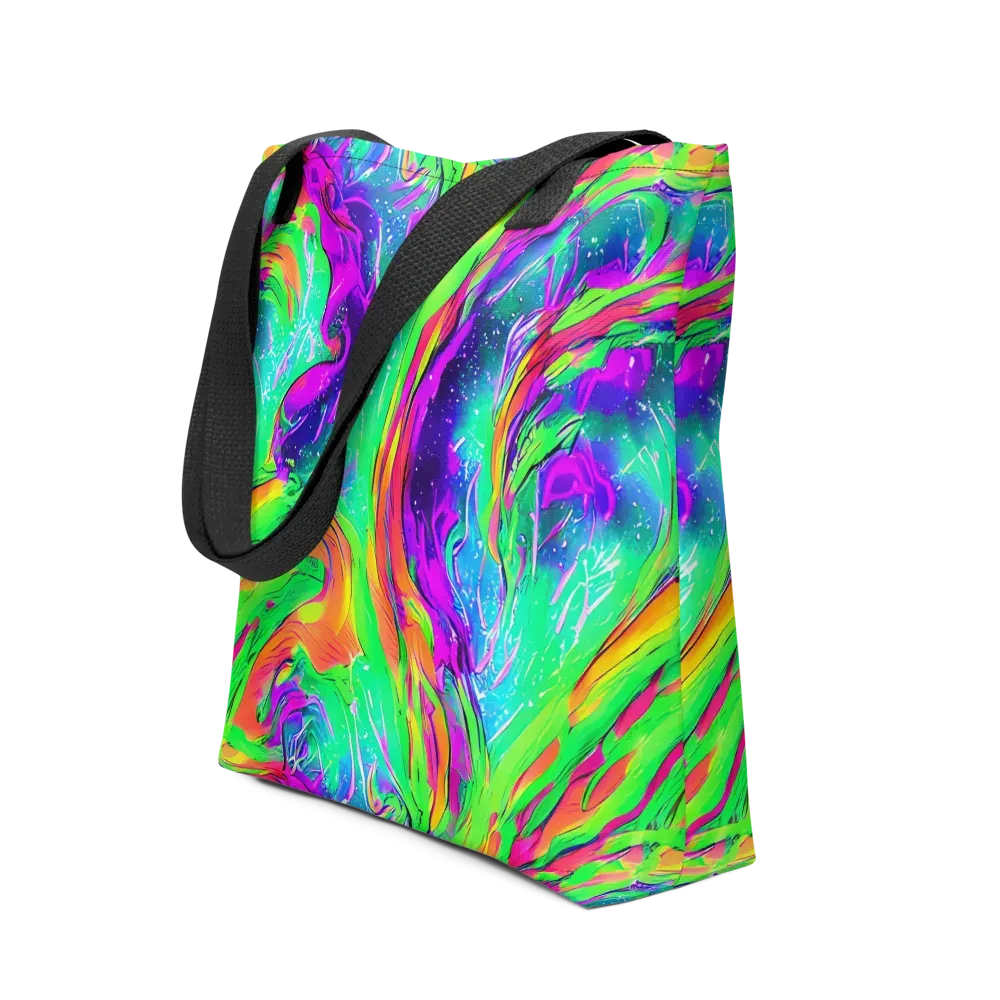 Ultraviolet Splash on Tote Bag — Front