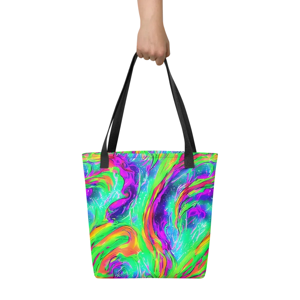 Ultraviolet Splash on Tote Bag — Front