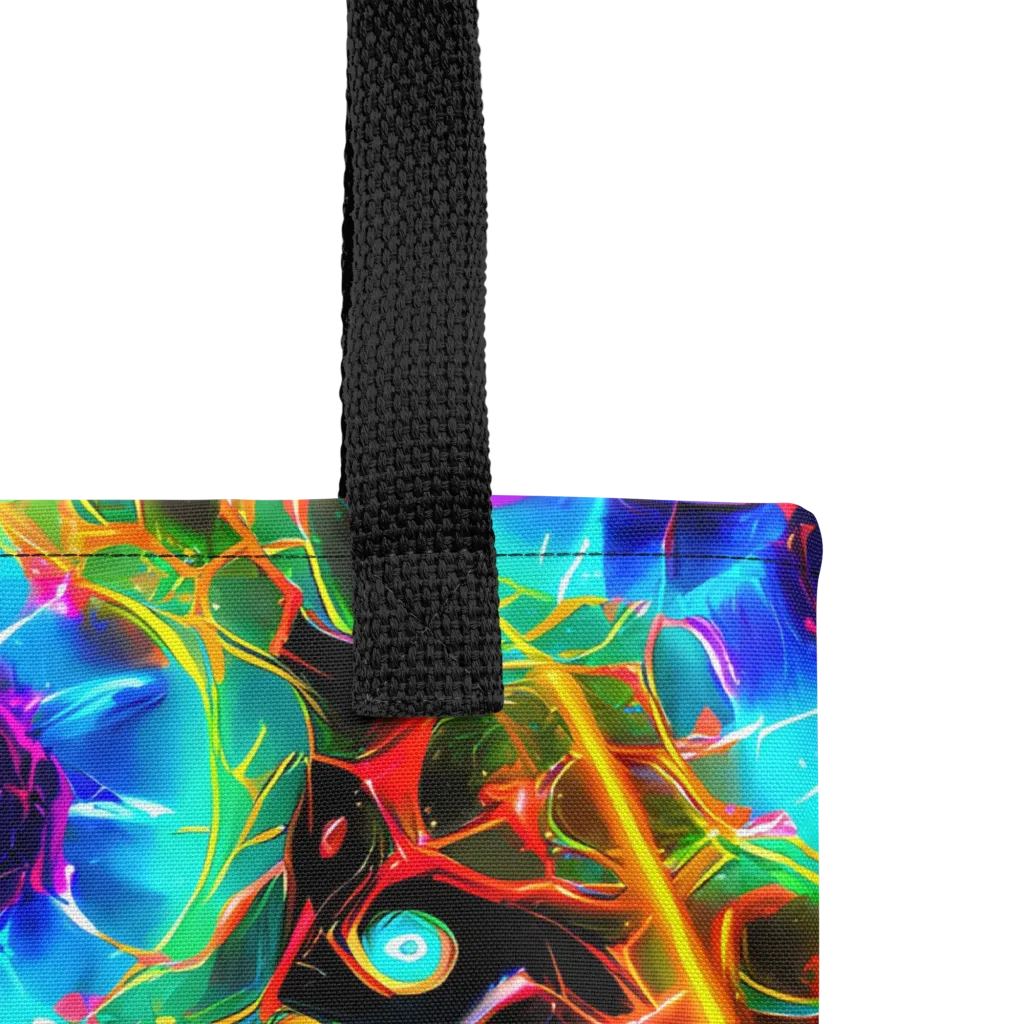 Neon Bloomstorm on Tote Bag — Product details