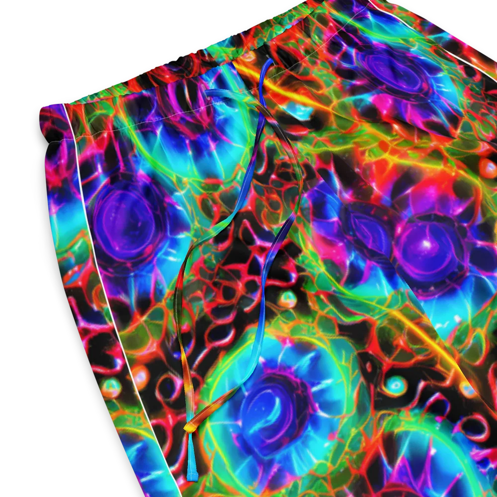 Neon Bloomstorm on Women's Pajama Pants — Product details
