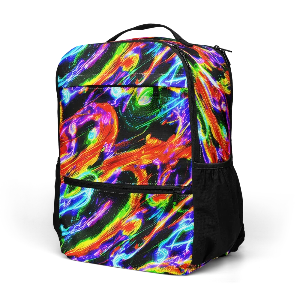 Afterglow Riot on Utility Backpack — Left Front