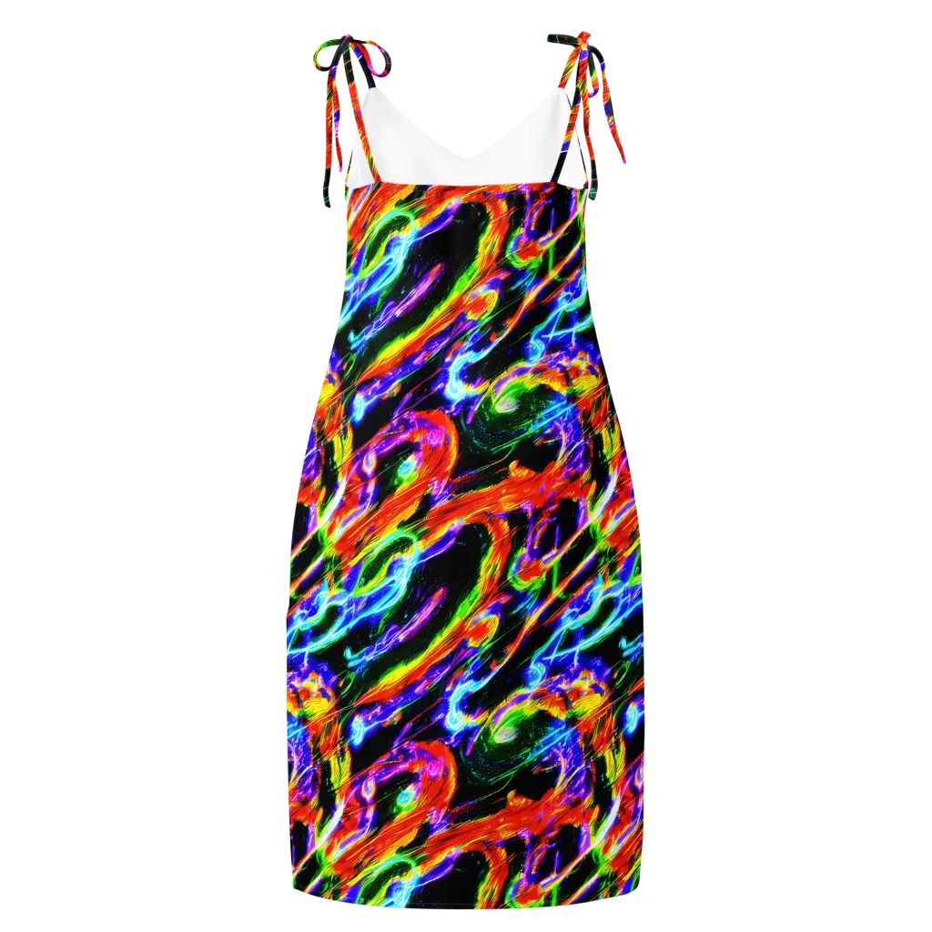 Afterglow Riot on Slip Dress — Back