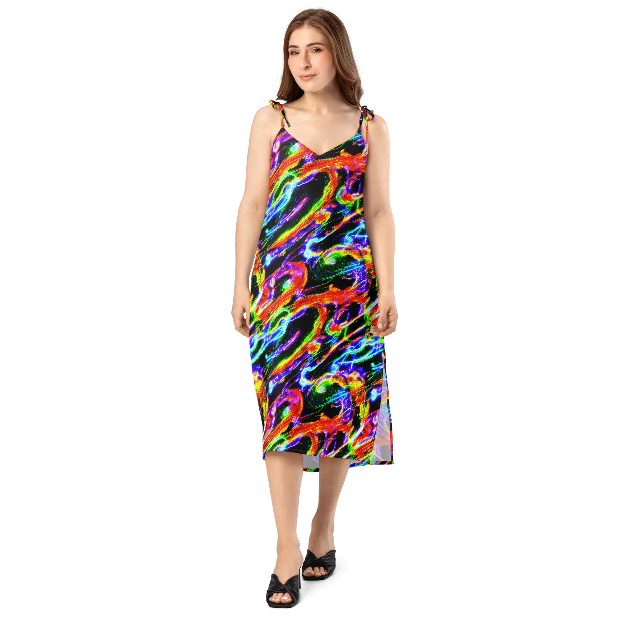 Afterglow Riot on Slip Dress — Front