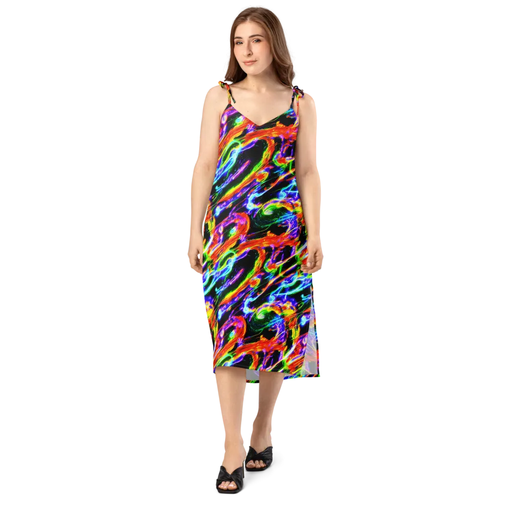 Afterglow Riot on Slip Dress — Front