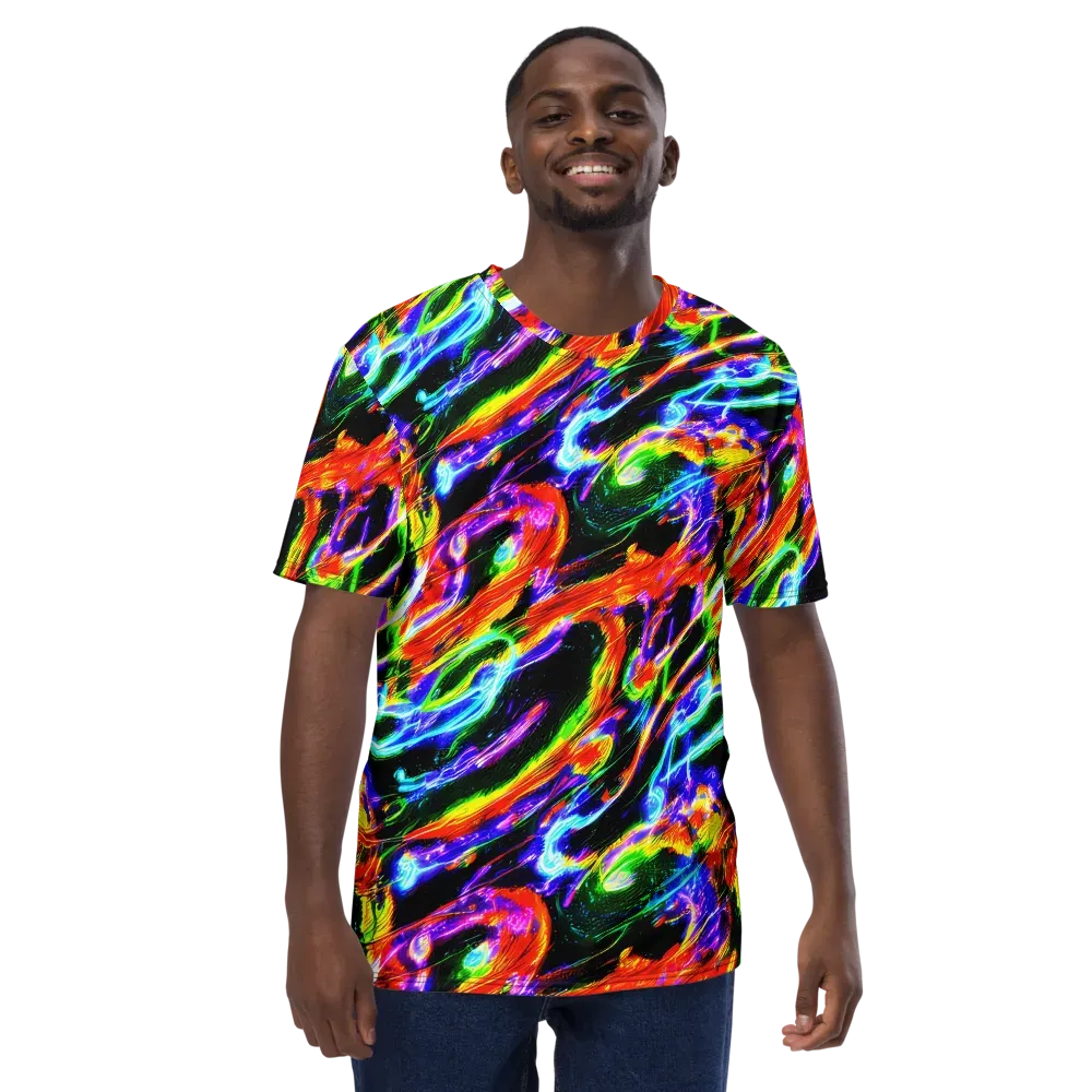 Afterglow Riot on Men's Crew Neck T-Shirt — Front