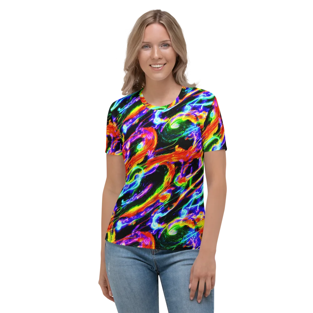 Afterglow Riot on Women's Crew Neck T-Shirt — Front