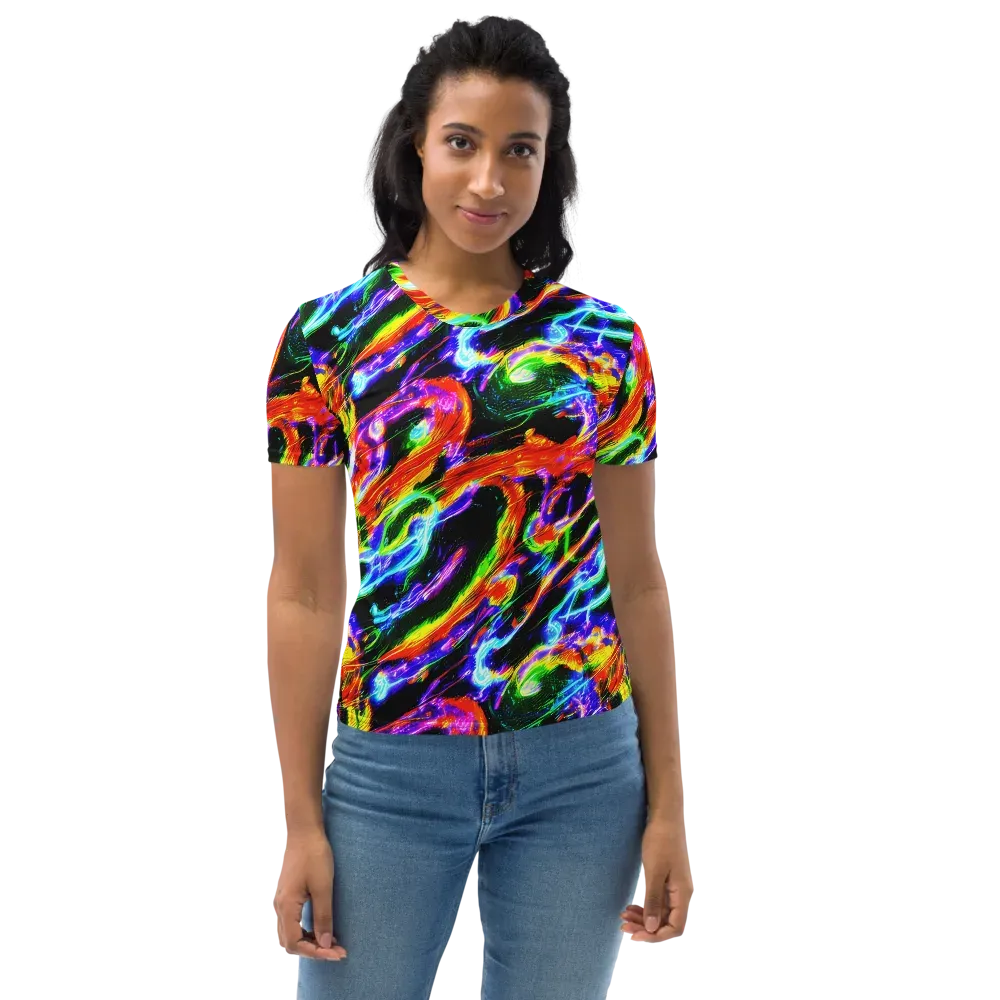 Afterglow Riot on Women's Crew Neck T-Shirt — Front