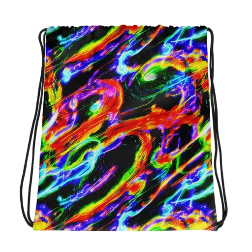 Afterglow Riot on a Drawstring Bag