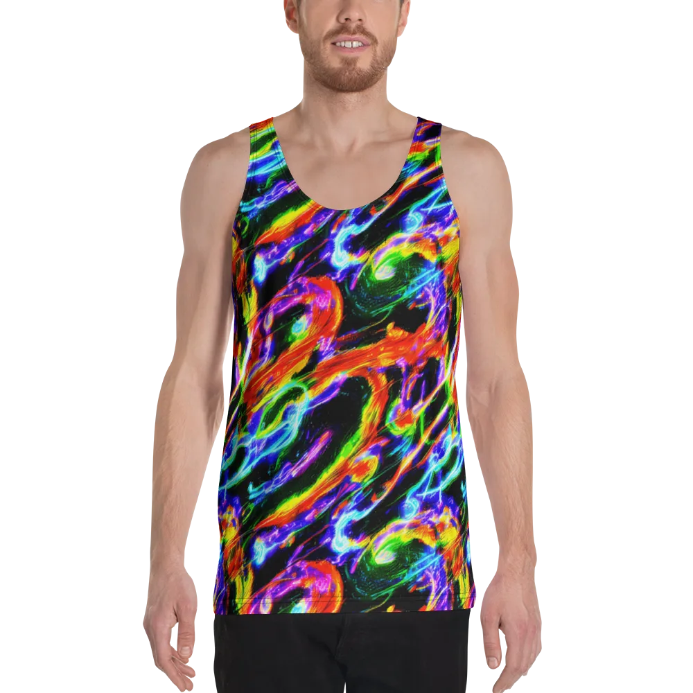 Afterglow Riot on Men's Tank Top — Front