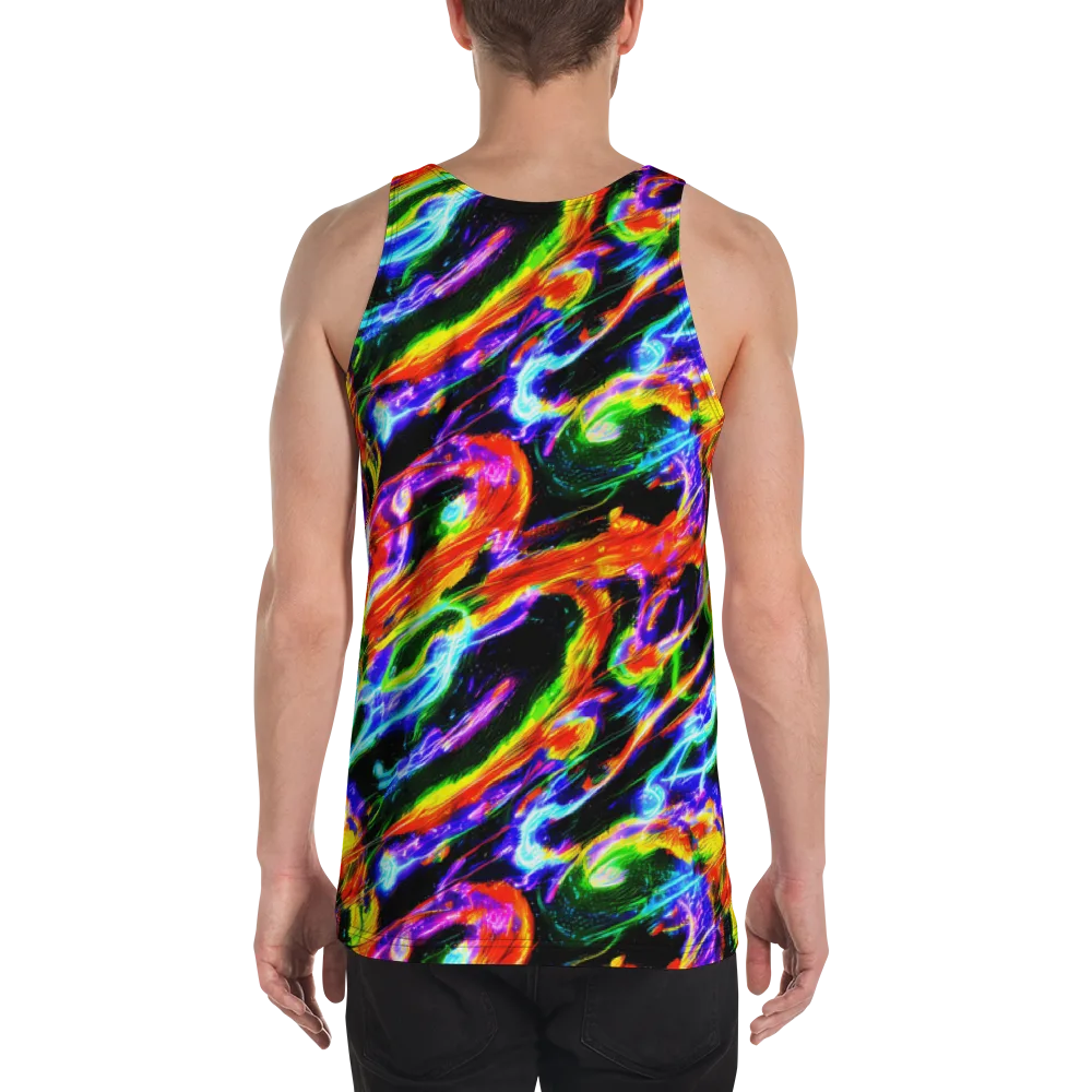 Afterglow Riot on Men's Tank Top — Back