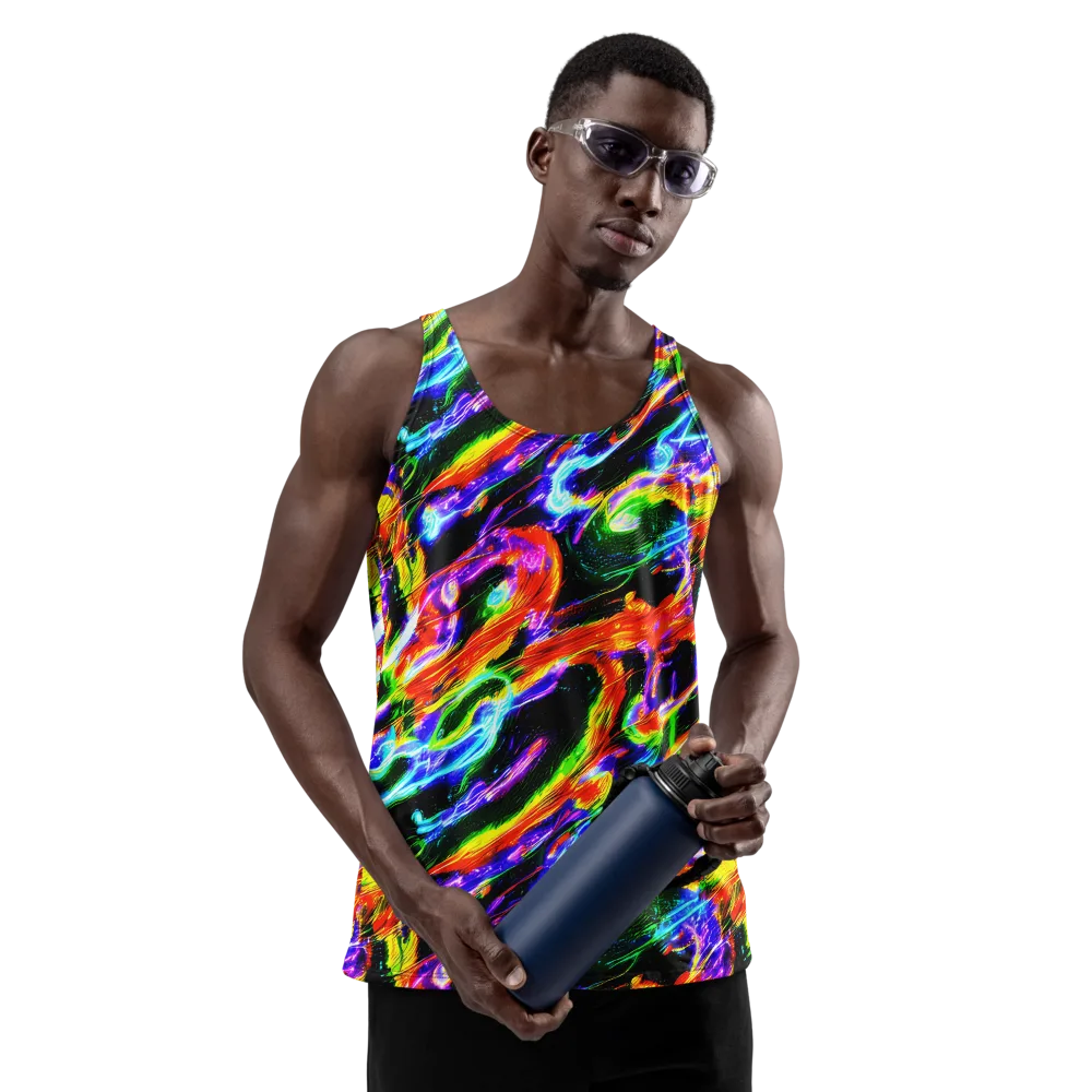 Afterglow Riot on Men's Tank Top — Front
