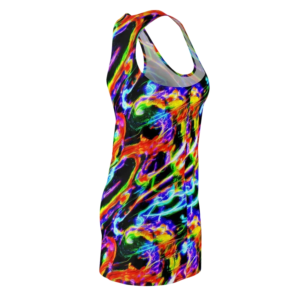 Afterglow Riot on Racerback Dress — Back Side